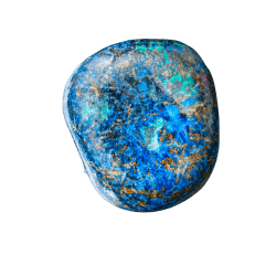 azurite tumble stone