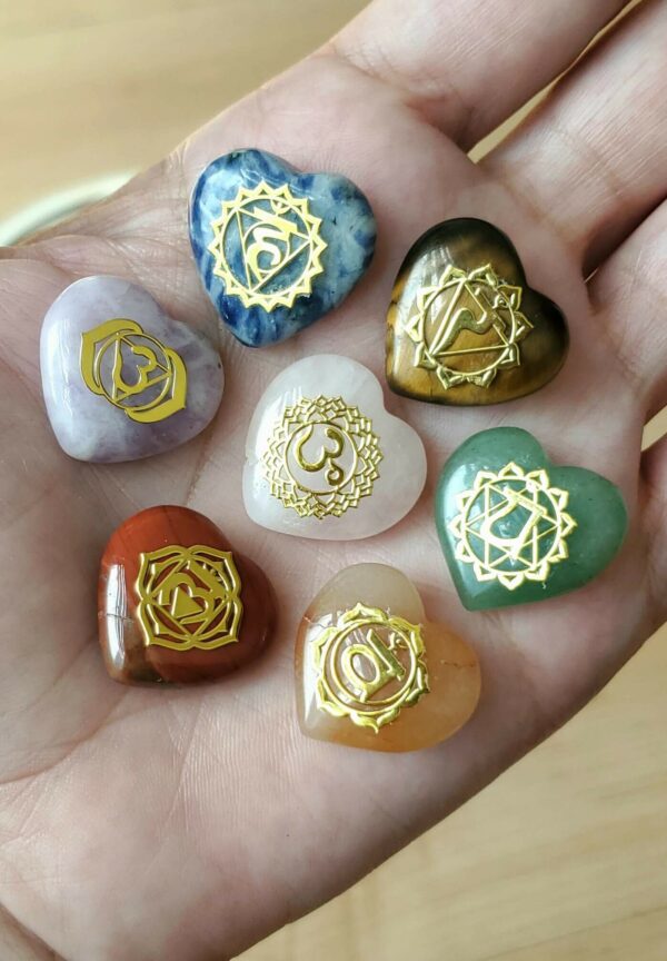 7 heart chakra stones