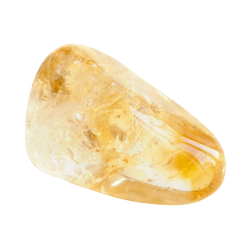 citrine tumbled stone